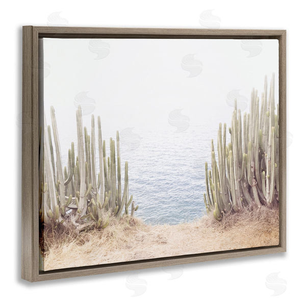 Stupell Industries Sisi And Seb | Seaside Cacti Plants Wall Art