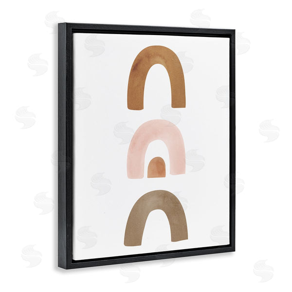 Stupell Industries Sisi And Seb | Soft Boho Rainbow Arches Wall Art