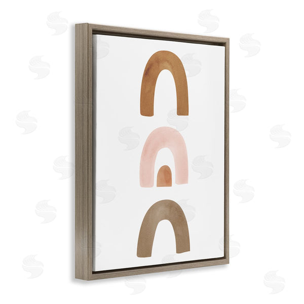 Stupell Industries Sisi And Seb | Soft Boho Rainbow Arches Wall Art