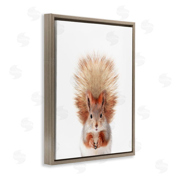 Stupell Industries Sisi And Seb | Squirrel Wildlife Portrait Wall Art