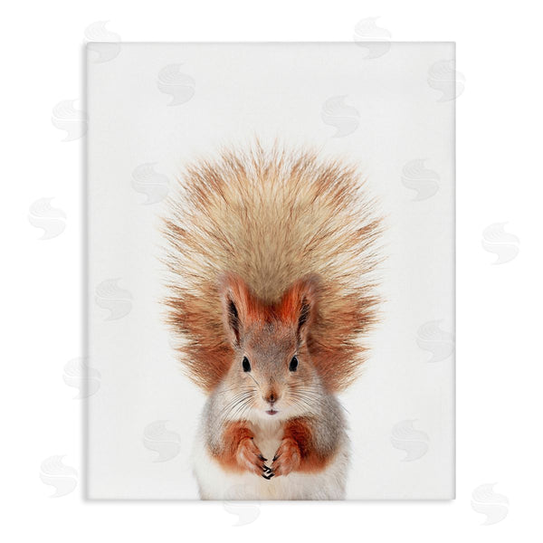 stupell industries Sisi and Seb | Squirrel Wildlife Portrait Wall Art