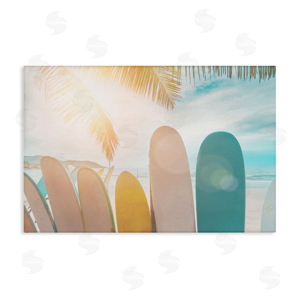 stupell industries Sisi and Seb | Sunny Beach Surfboards Wall Art
