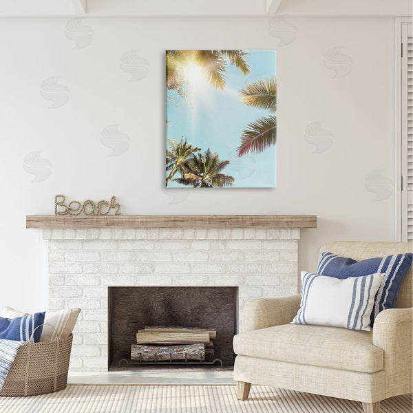 Stupell Industries Sisi And Seb | Sunny Palm Leaves Photography Wall Art
