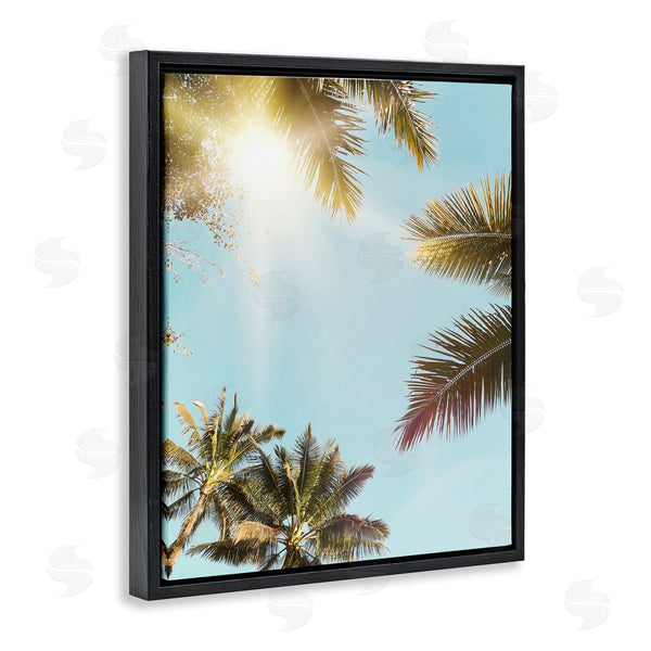 Stupell Industries Sisi And Seb | Sunny Palm Leaves Photography Wall Art