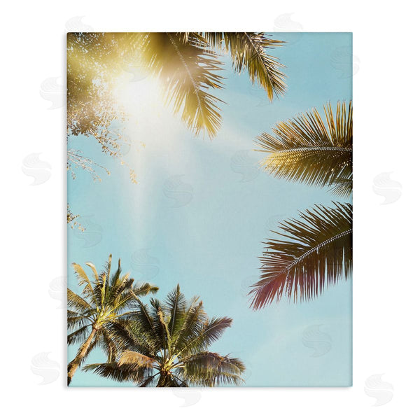 stupell industries Sisi and Seb | Sunny Palm Leaves Photography Wall Art