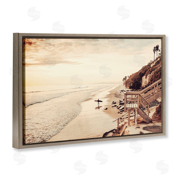 Stupell Industries Sisi And Seb | Sunset & Surf Landscape Wall Art