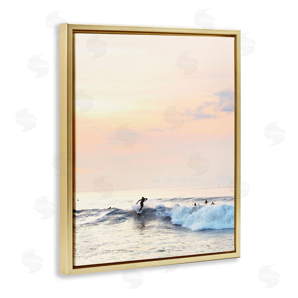 Stupell Industries Sisi And Seb | Sunset Surfer Landscape