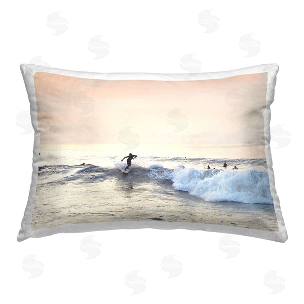 stupell industries Sisi and Seb | Sunset Surfer Landscape