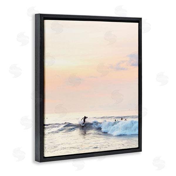 Stupell Industries Sisi And Seb | Sunset Surfer Photography Wall Art