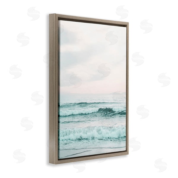 Stupell Industries Sisi And Seb | Teal Sea Tide Wall Art