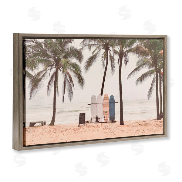 Stupell Industries Sisi And Seb | The Boards Surfer's Beach Wall Art