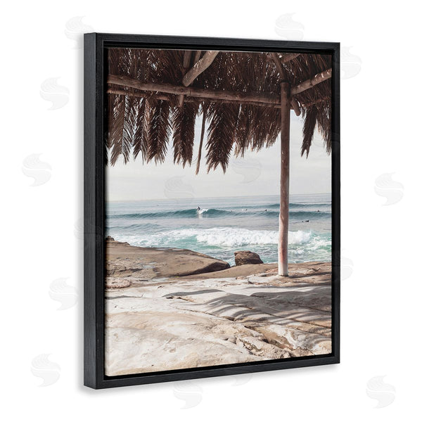 Stupell Industries Sisi And Seb | Tropical Beach Canopy Wall Art