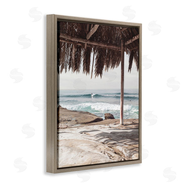Stupell Industries Sisi And Seb | Tropical Beach Canopy Wall Art