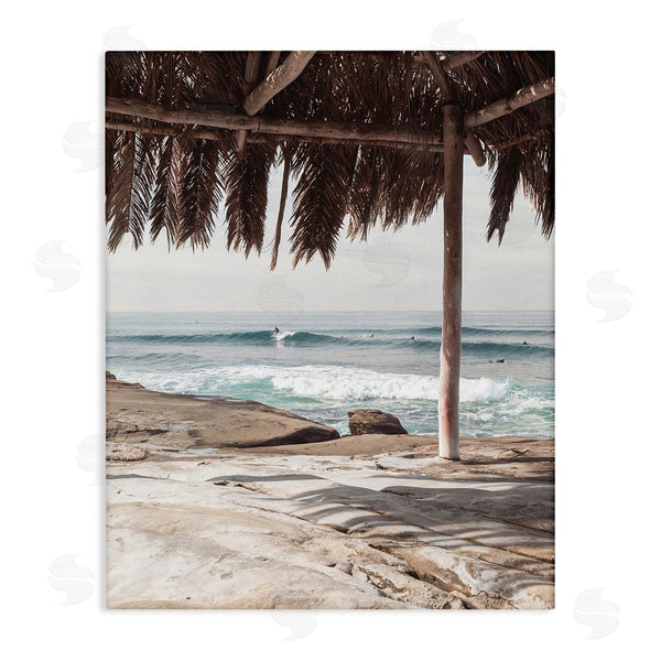 stupell industries Sisi and Seb | Tropical Beach Canopy Wall Art