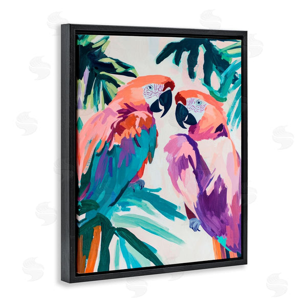 Stupell Industries Sisi And Seb | Tropical Paradise Macaws