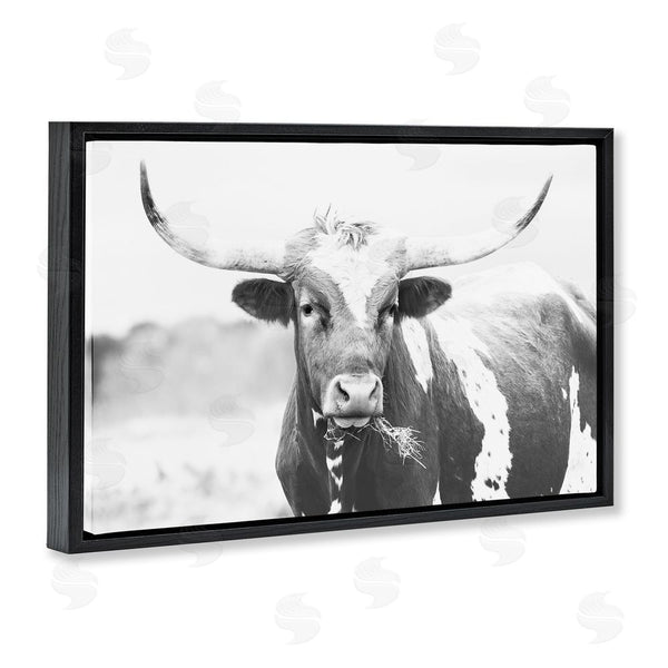Stupell Industries Sisi And Seb | Two Tone Longhorn Portrait Wall Art