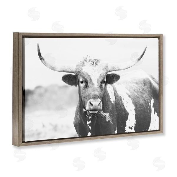 Stupell Industries Sisi And Seb | Two Tone Longhorn Portrait Wall Art