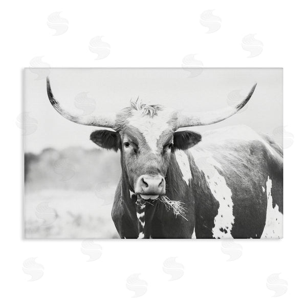stupell industries Sisi and Seb | Two Tone Longhorn Portrait Wall Art