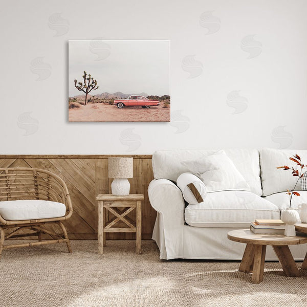 Stupell Industries Sisi And Seb | Vintage Car In Desert Scenery Wall Art