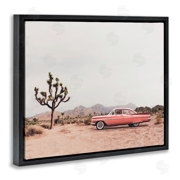 Stupell Industries Sisi And Seb | Vintage Car In Desert Scenery Wall Art