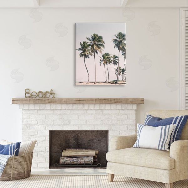 Stupell Industries Sisi And Seb | Windblown Palm Trees Wall Art