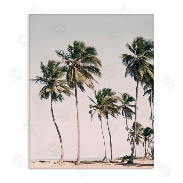 stupell industries Sisi and Seb | Windblown Palm Trees Wall Art