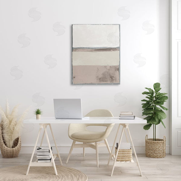 Stupell Industries Smith Haynes | Grey Blocked Abstraction Industrial Muddy Earth Tones Wall Art