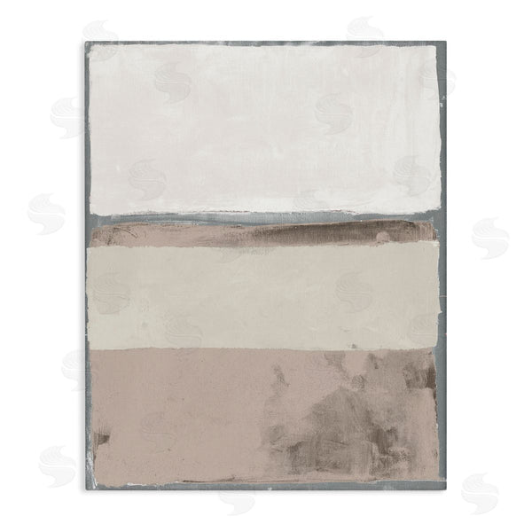 stupell industries Smith Haynes | Grey Blocked Abstraction Industrial Muddy Earth Tones Wall Art