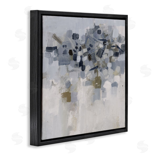 Stupell Industries Smith Haynes | Soft Blue Abstracted Shapes Detail Wall Art