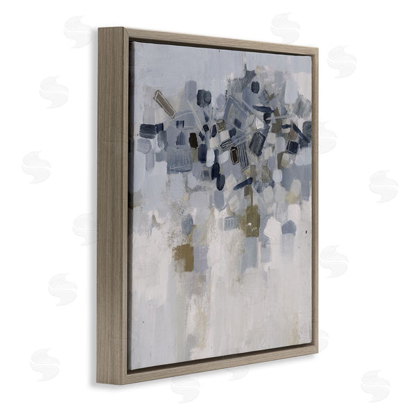 Stupell Industries Smith Haynes | Soft Blue Abstracted Shapes Detail Wall Art