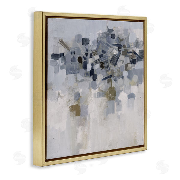 Stupell Industries Smith Haynes | Soft Blue Abstracted Shapes Detail Wall Art