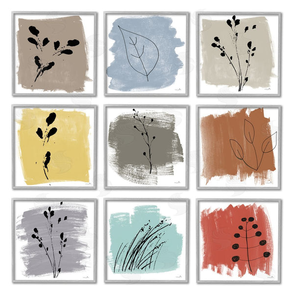 Stupell Industries Sophie 6 | Abstract Plants Expressive Modern Botanicals Wall Art