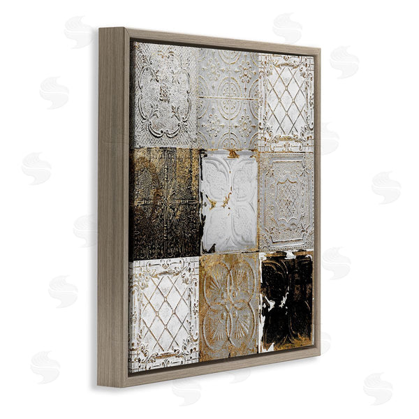 Stupell Industries Sophie 6 | Antique Ceiling Tile Collage