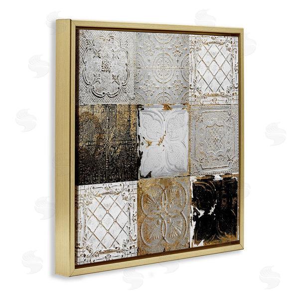Stupell Industries Sophie 6 | Antique Ceiling Tile Collage