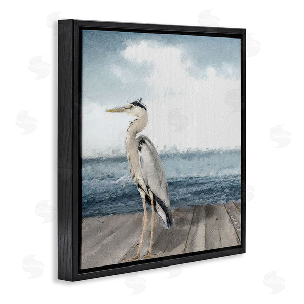 Stupell Industries Sophie 6 | Expressionist Heron On Dock