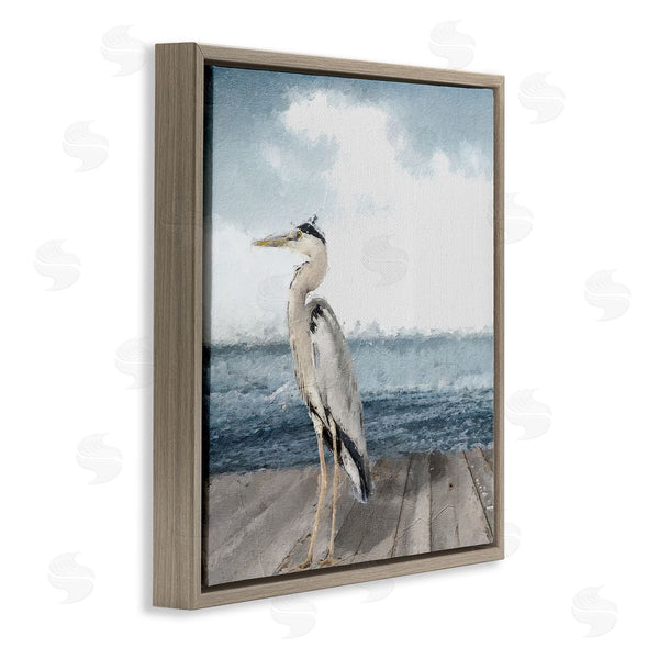 Stupell Industries Sophie 6 | Expressionist Heron On Dock