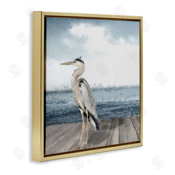 Stupell Industries Sophie 6 | Expressionist Heron On Dock