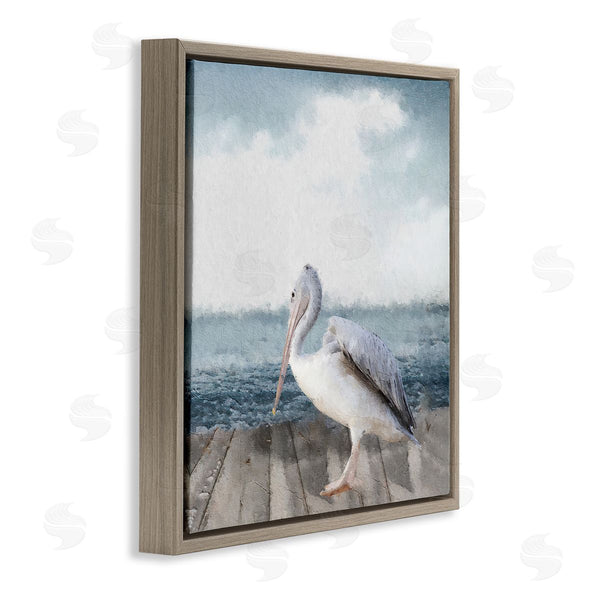 Stupell Industries Sophie 6 | Expressionist Pelican On Dock