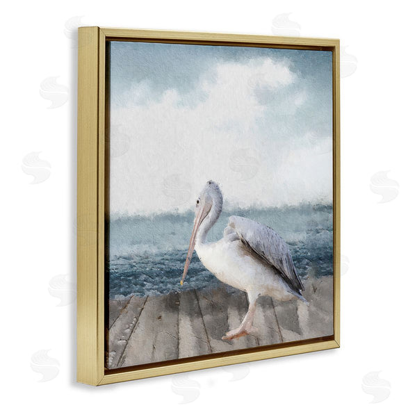 Stupell Industries Sophie 6 | Expressionist Pelican On Dock