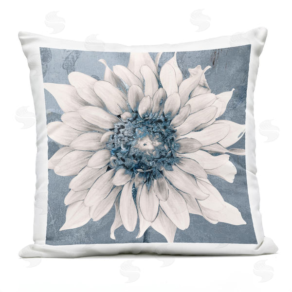 Stupell Industries Sophie 6 | Gilded Blue Blossom Printed Throw Pillow