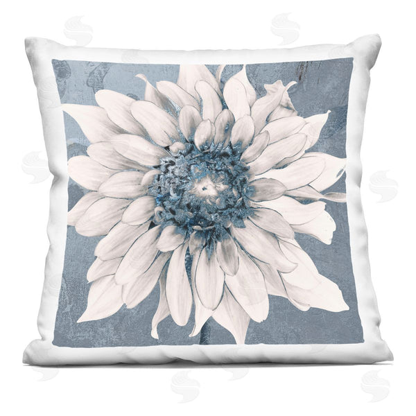 stupell industries Sophie 6 | Gilded Blue Blossom Printed Throw Pillow