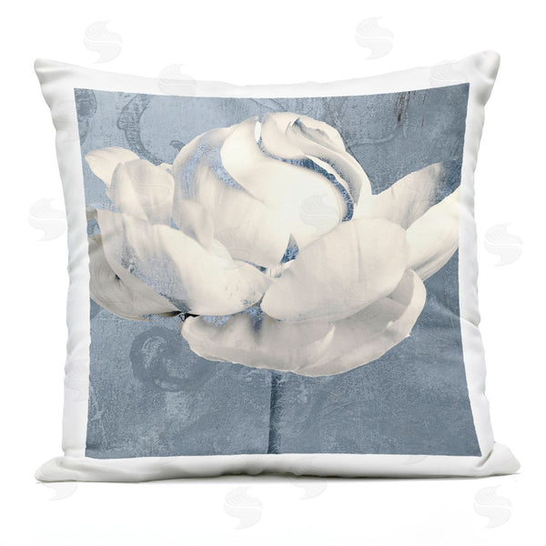 Stupell Industries Sophie 6 | Gilded Blue Rose Printed Throw Pillow