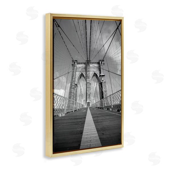 Stupell Industries Sophie 6 | Intertwining Industrial Bridge