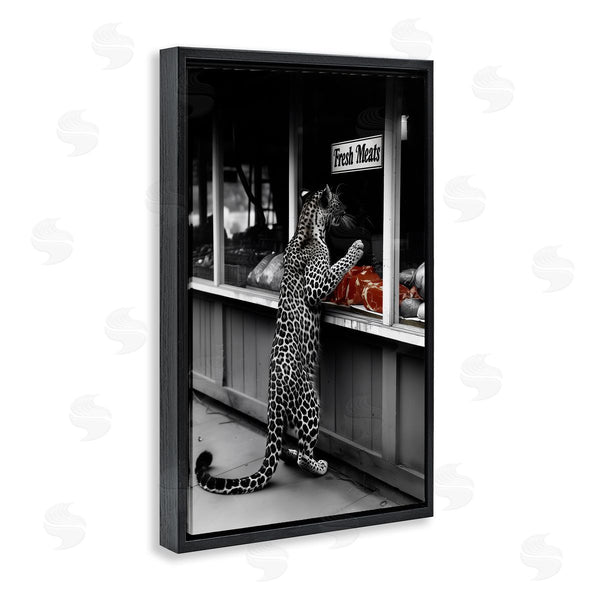 Stupell Industries Sophie 6 | Leopard With Fresh Meats