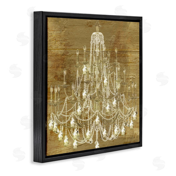 Stupell Industries Sophie 6 | Vintage Glam Crystal Chandelier