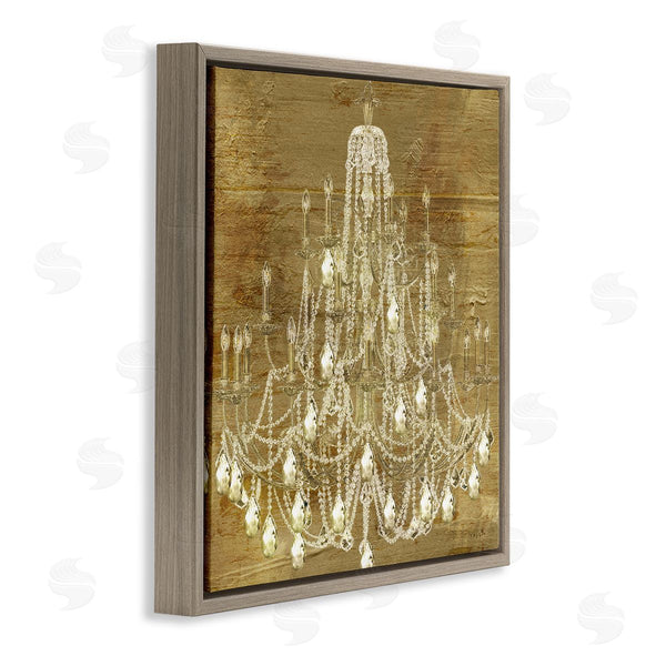 Stupell Industries Sophie 6 | Vintage Glam Crystal Chandelier
