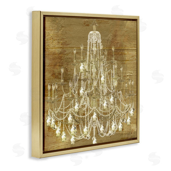 Stupell Industries Sophie 6 | Vintage Glam Crystal Chandelier