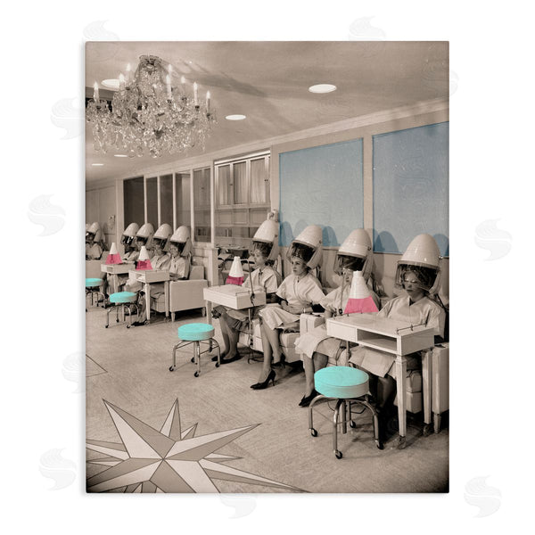 stupell industries Sophie 6 | Vintage Hair Salon Pampering
