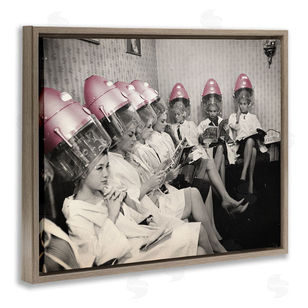 Stupell Industries Sophie 6 | Vintage Pink Hair Dryers