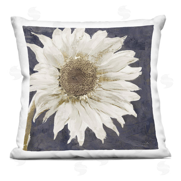 stupell industries Sophie 6 | White Flower Petals Intricate Abstract Daisy Printed Throw Pillow
